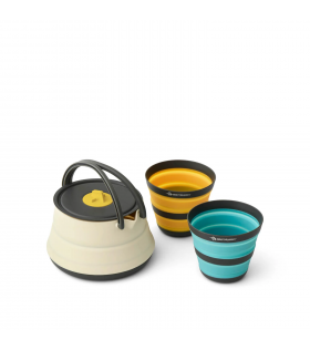 Сгъваем комплект прибори Sea To Summit Frontier Ultralight Collapsible Kettle Cook Set with Cups