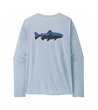 Блуза Patagonia Long Sleeve Capilene Cool Daily Graphic Shirt Waters M's Summer 2025