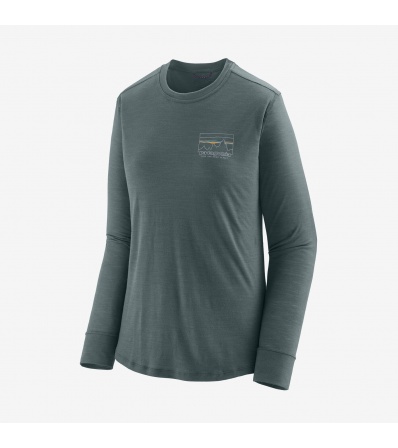 Блуза Patagonia W's Long-Sleeved Capilene Cool Merino Graphic Shirt