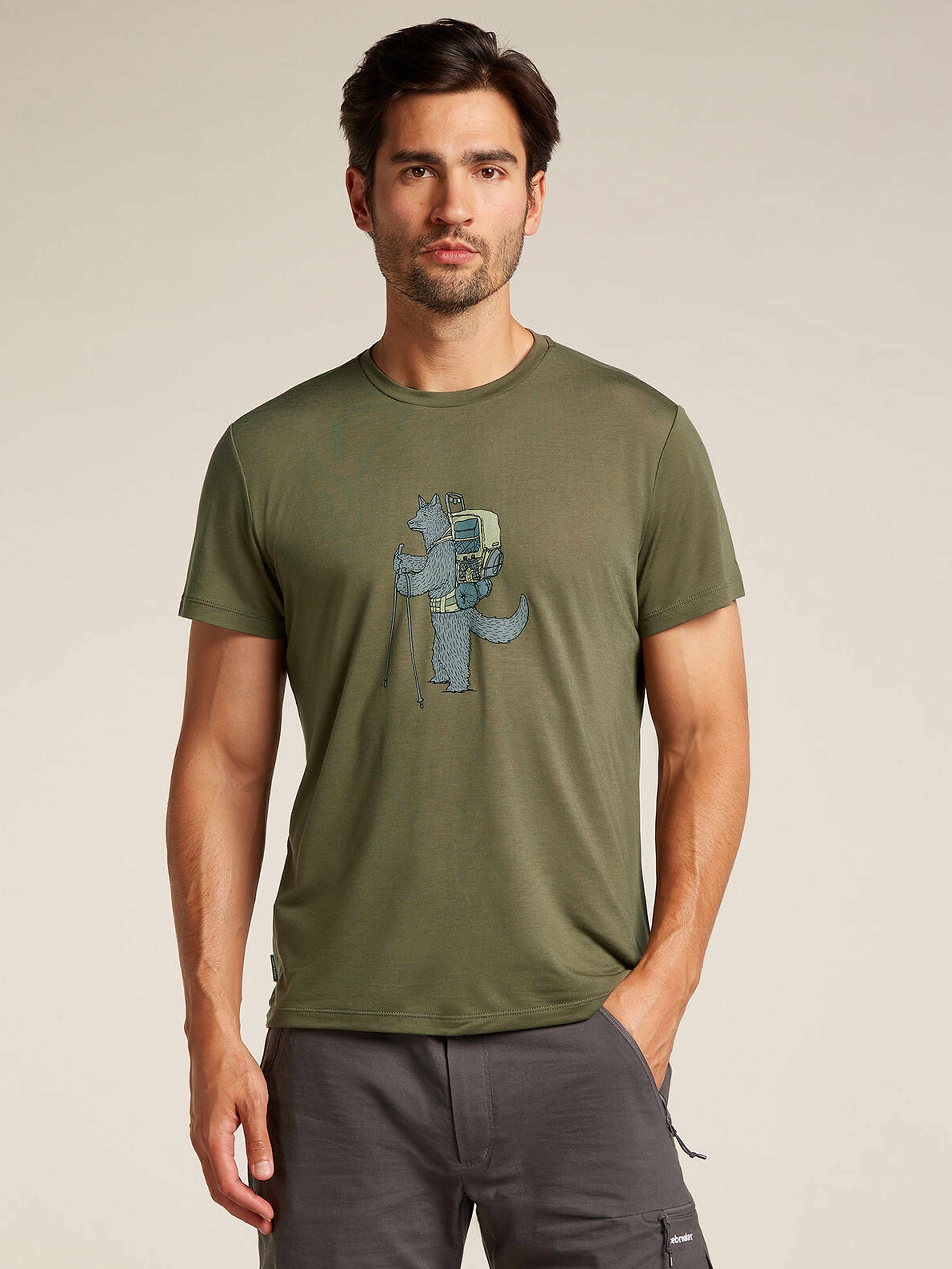 Тениска ICEBREAKER M M CORE SS TEE T HEAD Summer 2025 - Basecamp Shop